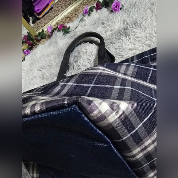 Burberrys Blue Label Blue & White House Check Tote (EUC)(COA) - Picture 13 of 14